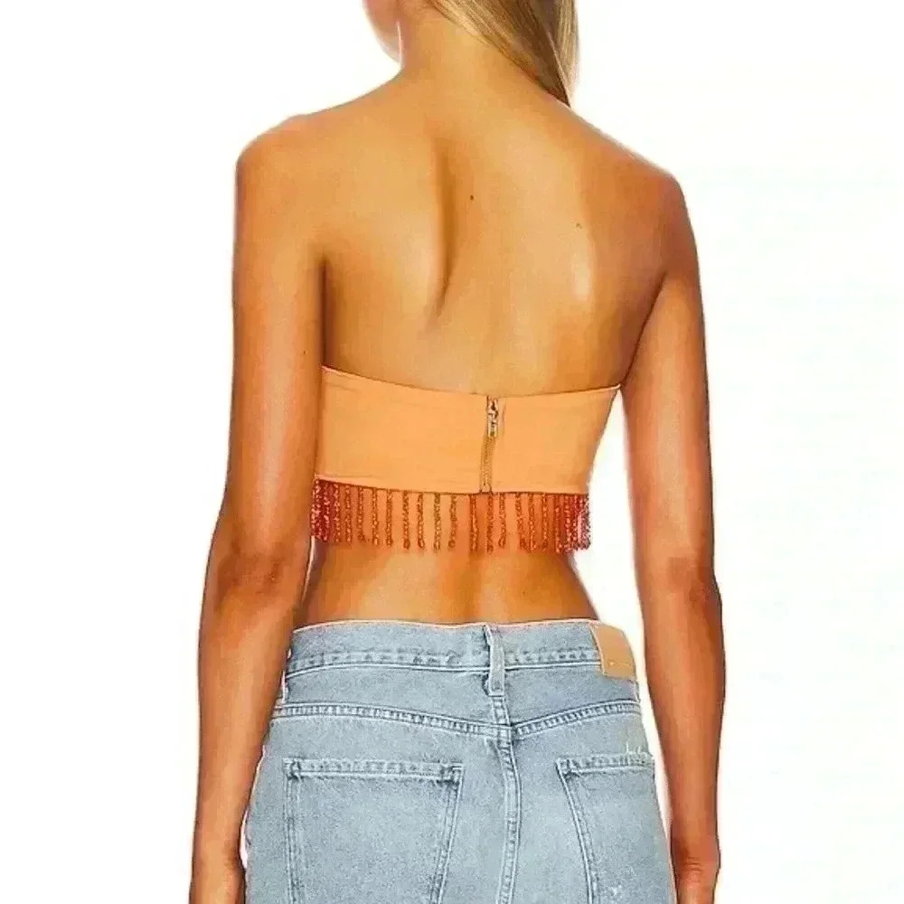 Revolve Superdown Evie Beaded Top - Picture 6 of 7